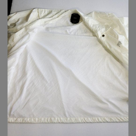 Men's 10 Deep Spell Out Nylon Jacket windbreaker White - Large - Used, Like New - Picture 3 of 11